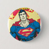 Superman 29 ronde button 5,7 cm (Voorkant)