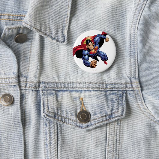 Superman 31 ronde button 5,7 cm (In situ)
