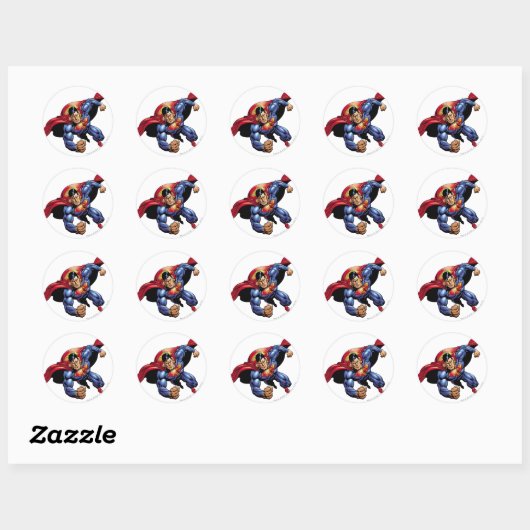 Superman 31 ronde sticker (Vel)