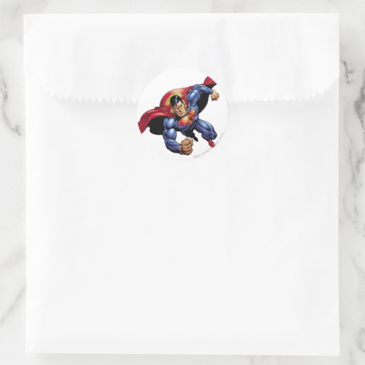 Superman 31 ronde sticker (Tas)