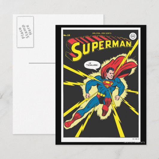Superman #32 briefkaart (Voorkant / Achterkant)