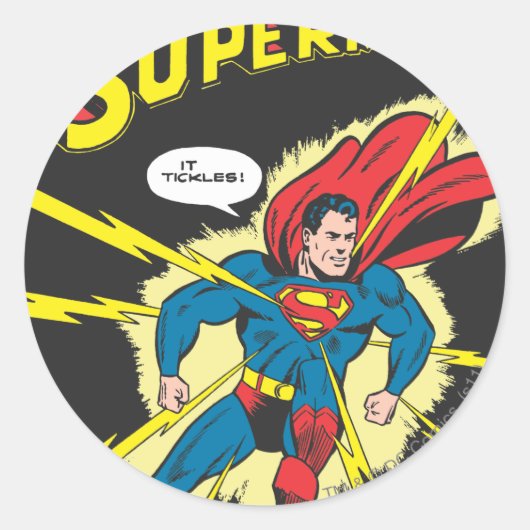 Superman #32 ronde sticker (Voorkant)