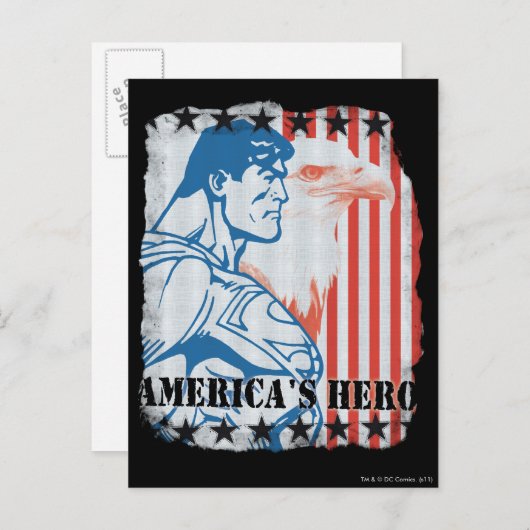 Superman 33 briefkaart (Voorkant / Achterkant)