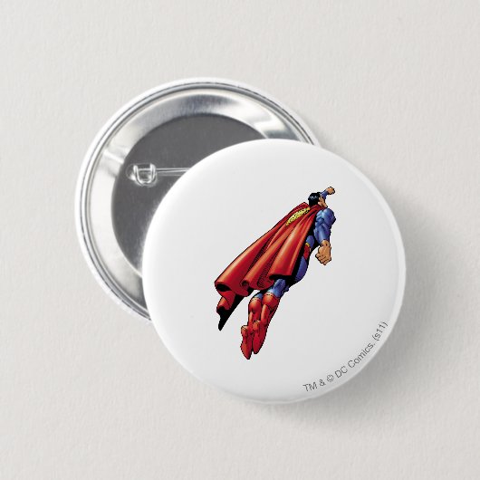 Superman 36 ronde button 5,7 cm (Voorkant /achterkant)