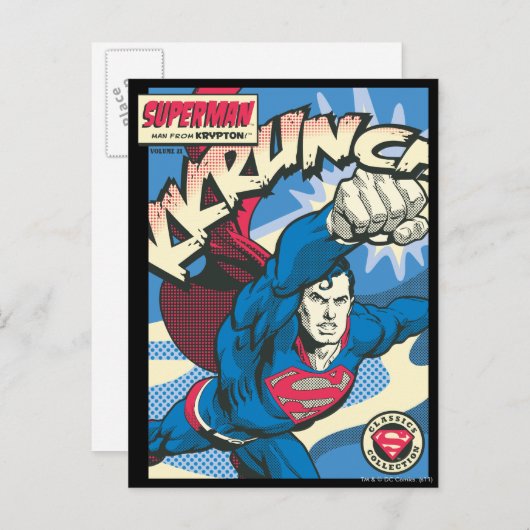Superman 39 briefkaart (Voorkant / Achterkant)