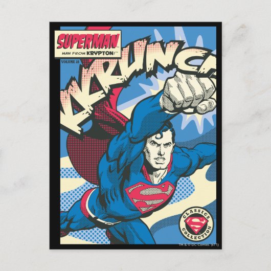 Superman 39 briefkaart (Voorkant)