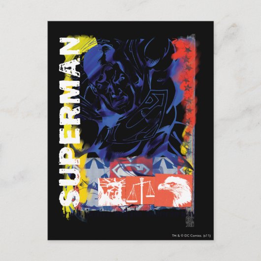 Superman 43 briefkaart (Voorkant)