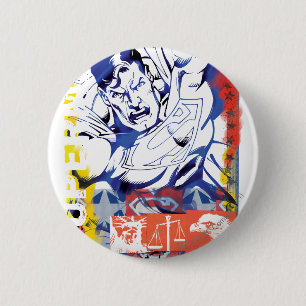 Superman 43 ronde button 5,7 cm