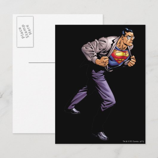 Superman 46 briefkaart (Voorkant / Achterkant)