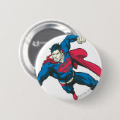 Superman 4 ronde button 5,7 cm (Voorkant /achterkant)