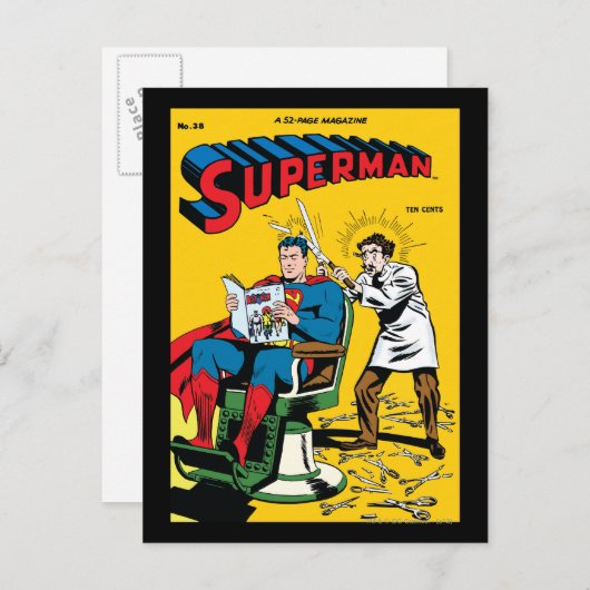 Superman #52 briefkaart (Voorkant / Achterkant)