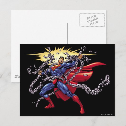 Superman 52 briefkaart (Voorkant / Achterkant)