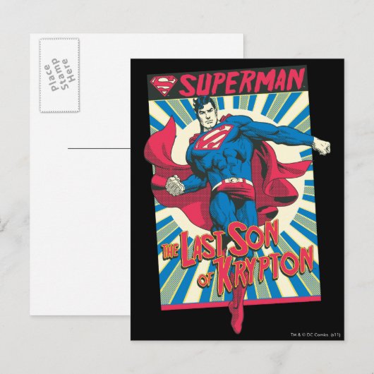 Superman 56 briefkaart (Voorkant / Achterkant)