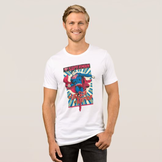Superman 56 Tri-Blend shirt (Voorkant volledig)