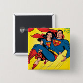 Superman #57 vierkante button 5,1 cm (Voorkant /achterkant)