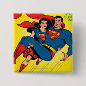Superman #57 vierkante button 5,1 cm (Voorkant)
