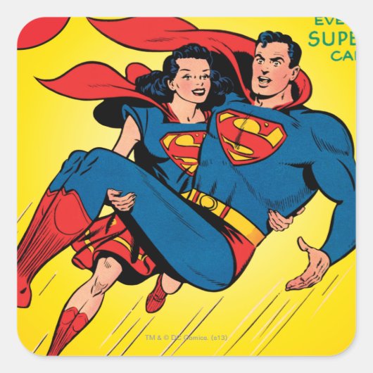 Superman #57 vierkante sticker (Voorkant)