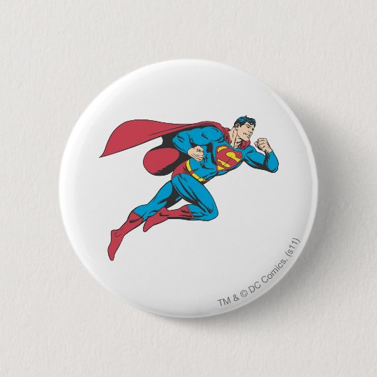 Superman 64 ronde button 5,7 cm (Voorkant)