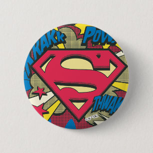 Superman 66 ronde button 5,7 cm