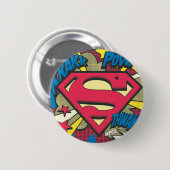 Superman 66 ronde button 5,7 cm (Voorkant /achterkant)