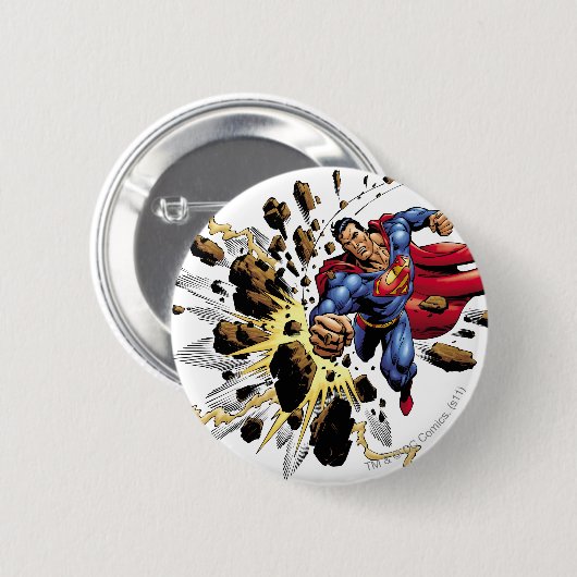 Superman 68 ronde button 5,7 cm (Voorkant /achterkant)
