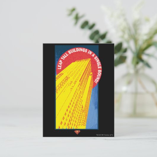 Superman 72 briefkaart (Staand voorkant)