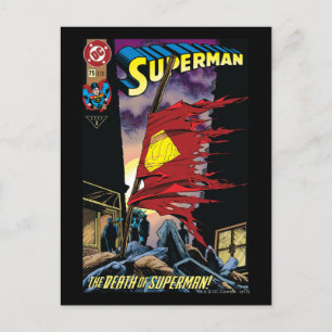 Superman #75 1993 briefkaart