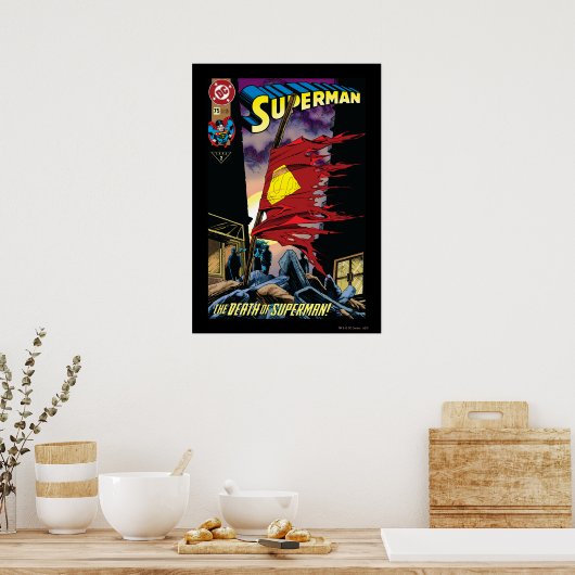Superman #75 1993 poster (Keuken)