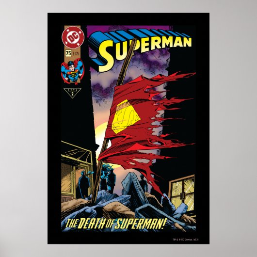 Superman #75 1993 poster (Voorkant)