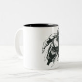 Superman 78 tweekleurige koffiemok (Voorkant links)