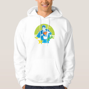 Superman 80-stijl hoodie