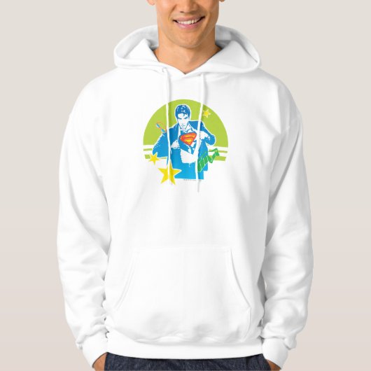 Superman 80-stijl hoodie (Voorkant)