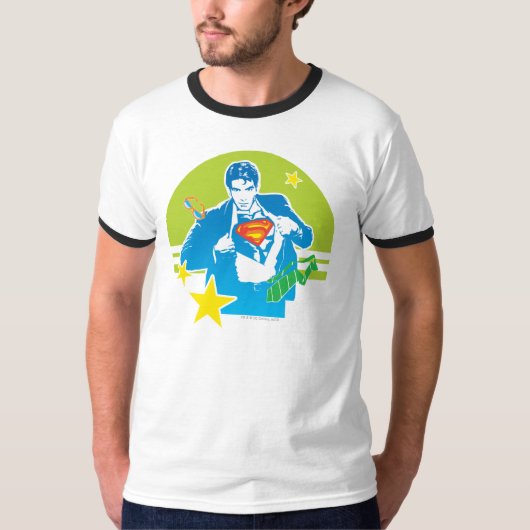 Superman 80-stijl t-shirt (Voorkant)