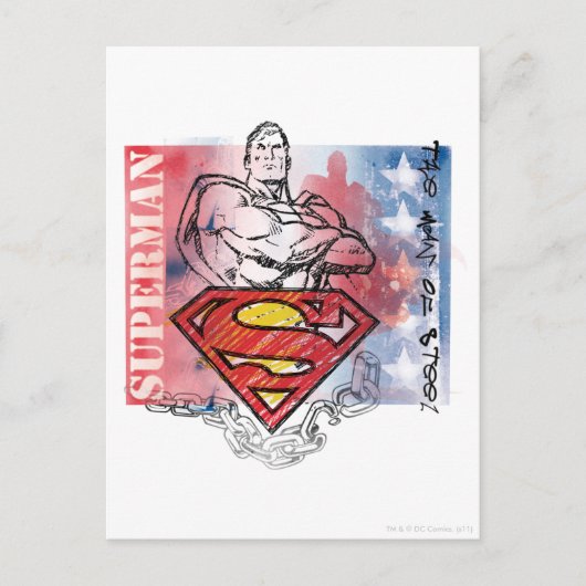 Superman 81 briefkaart (Voorkant)