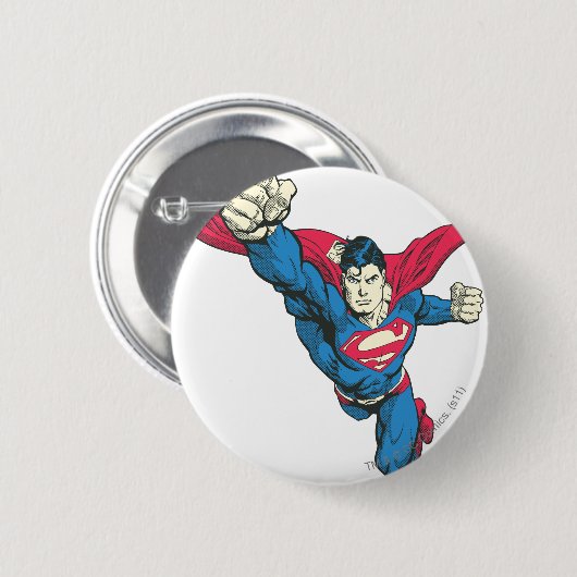 Superman 83 ronde button 5,7 cm (Voorkant /achterkant)
