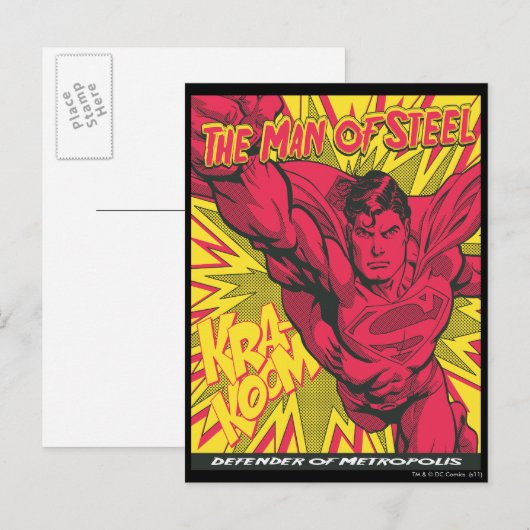 Superman 87 briefkaart (Voorkant / Achterkant)