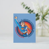 Superman A-missie zonder einde Briefkaart (Staand voorkant)