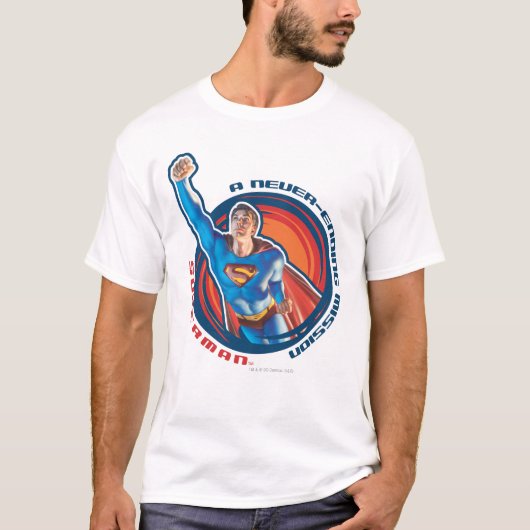 Superman A-missie zonder einde T-shirt (Voorkant)