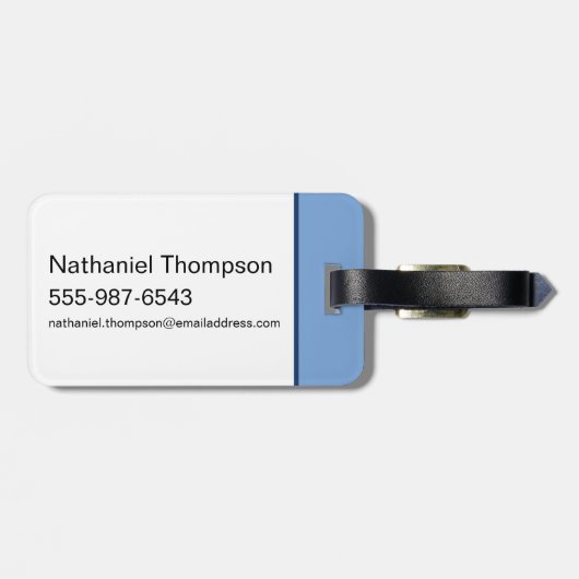 Superman aan de overkant van het Wereldbol Bagagelabel (Achterkant horizontaal)