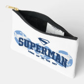 Superman aan de overkant van het Wereldbol Etui (Open)