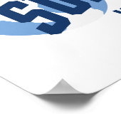 Superman aan de overkant van het Wereldbol Poster (Hoek)