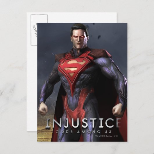 Superman Alternate Briefkaart (Voorkant / Achterkant)