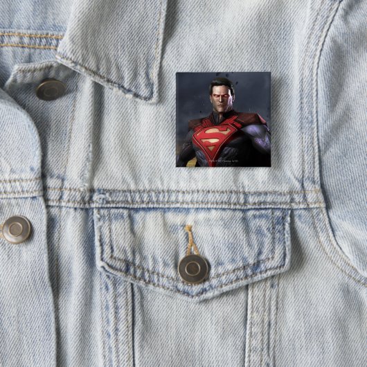 Superman Alternate Vierkante Button 5,1 Cm (In situ)