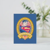 Superman American Hero Briefkaart (Staand voorkant)