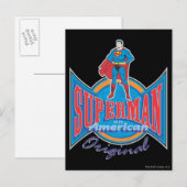 Superman American Original Briefkaart (Voorkant / Achterkant)