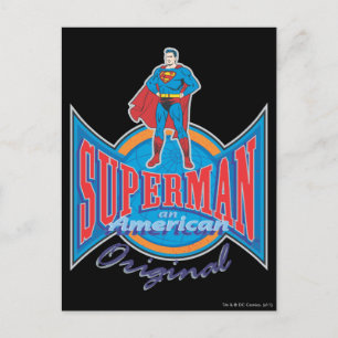Superman American Original Briefkaart