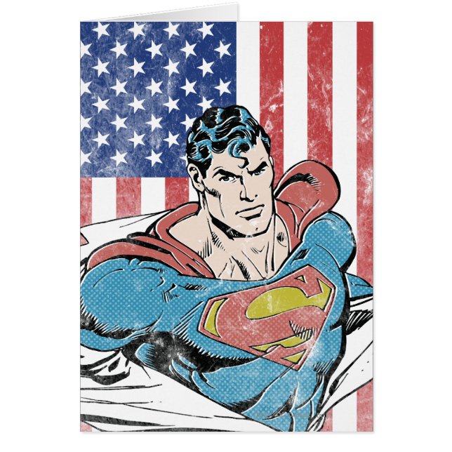 Superman & Amerikaanse vlag (Voorkant)