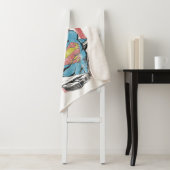 Superman & Amerikaanse vlag Sherpa Deken (In situ)