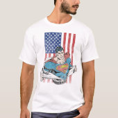 Superman & Amerikaanse vlag T-shirt (Voorkant)