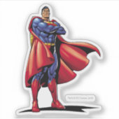 Superman Arms Crossed Sticker (Voorkant)